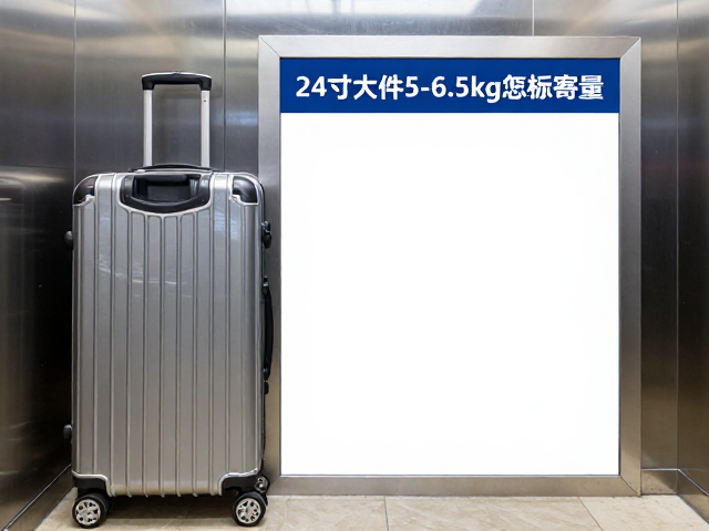 24寸大件行李5-6.5kg怎么寄？电梯承重与物流追踪重量全解析