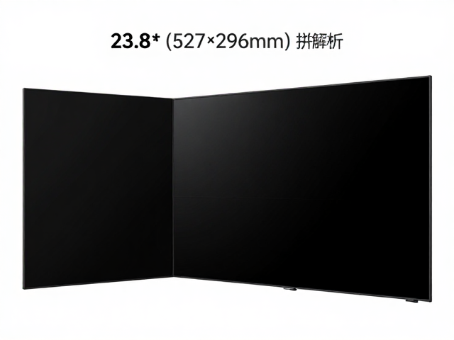三屏沉浸式拼接方案,23.8英寸(527×296mm)多屏拼接显示技术解析