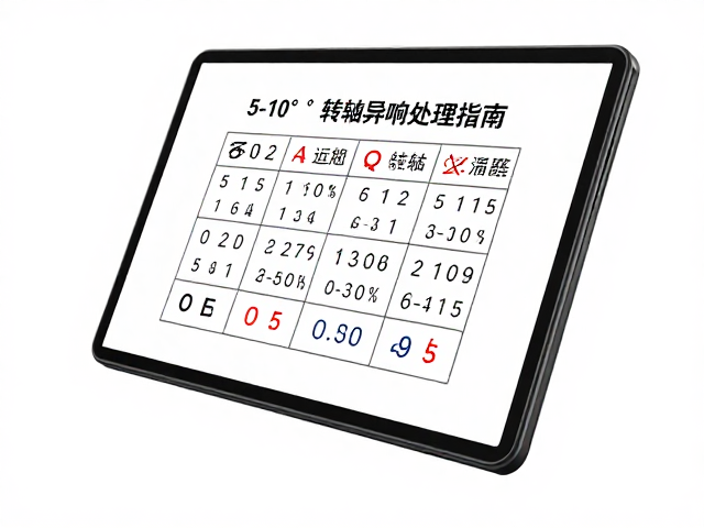 屏幕重量限制下仰角5-10&deg;转轴异响处理指南