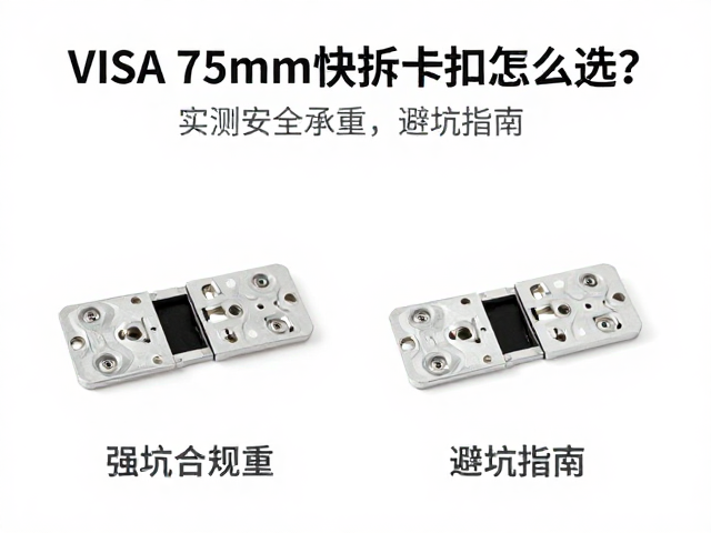 VESA 75mm快拆卡扣怎么选？实测安全承重，避坑指南