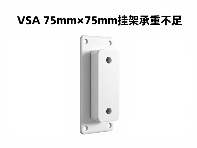 VESA 75mm&times;75mm挂架承重不足？选对VESA标准协议避坑指南