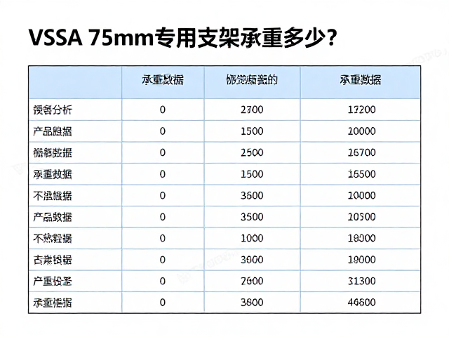 VESA 75mm专用支架承重多少?查承重能力避坑指南