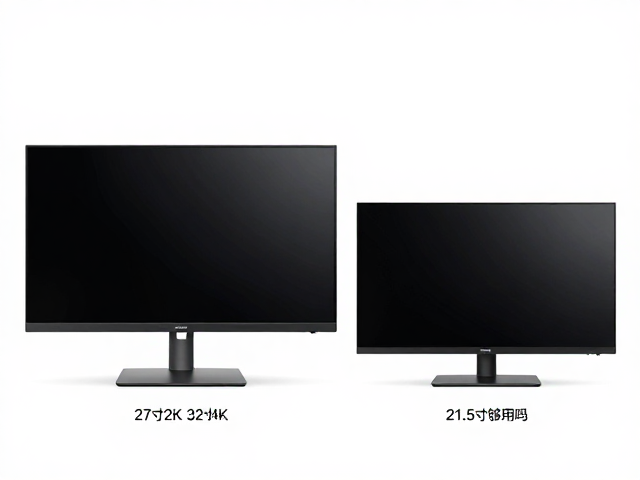 27寸2K还是32寸4K？140PPI细腻度对比，21.5寸够用吗