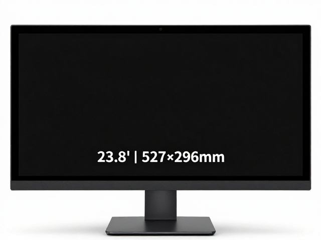 24英寸钢琴烤漆显示器,23.8英寸可视区527×296mm高清大屏