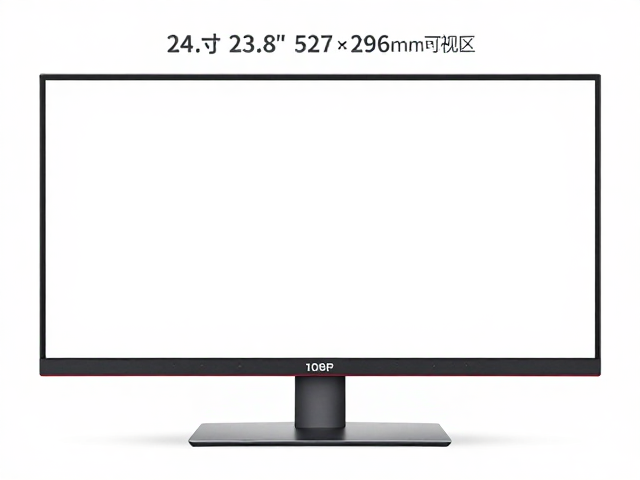 24寸108P竞技屏，23.8英寸527&times;296mm可视区，极窄边框电竞风