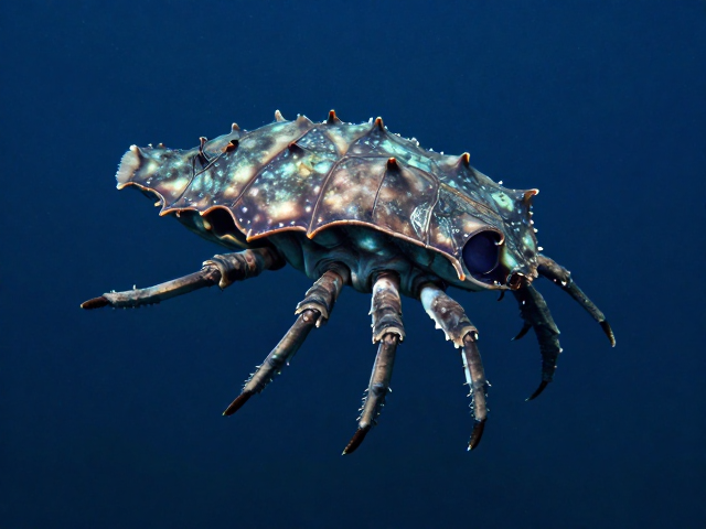 背甲60-90厘米，外形奇特声呐弱，揭秘深海神秘生物