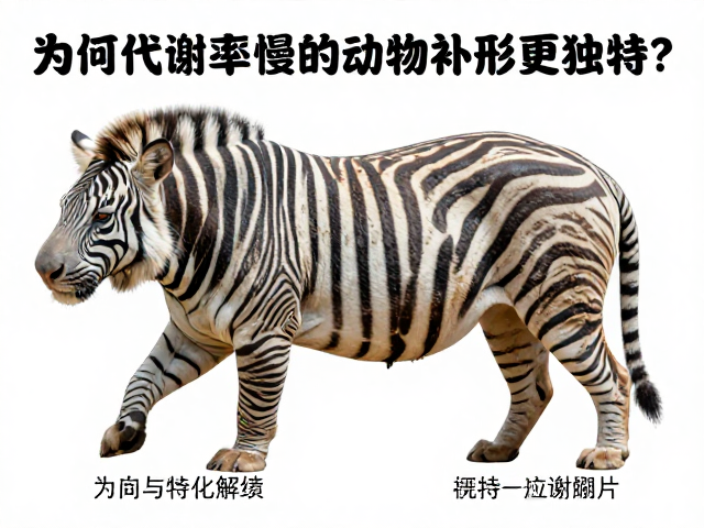 条纹特征解析，为何代谢速率慢的动物外形更独特？