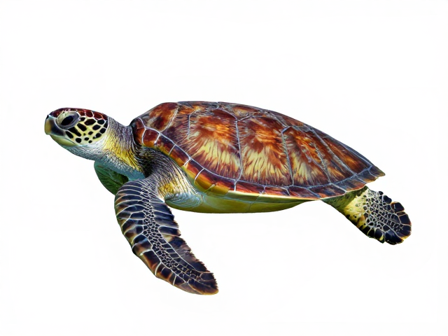 中型海龟外形特征与嗅觉感知揭秘,海洋生物识别指南