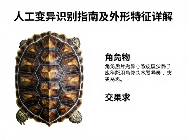 龟壳角质盾片异常?人工变异识别指南及外形特征详解