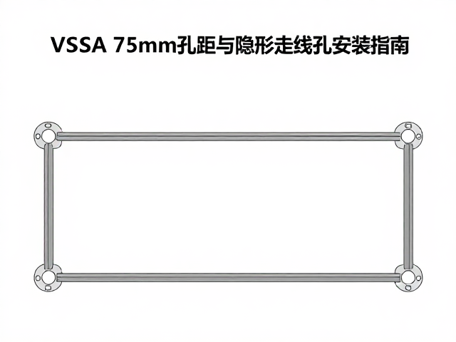 VESA 75mm孔距承重检查与隐形走线孔安装指南