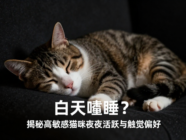 猫白天嗜睡?揭秘高敏感猫咪夜间活跃与触觉偏好