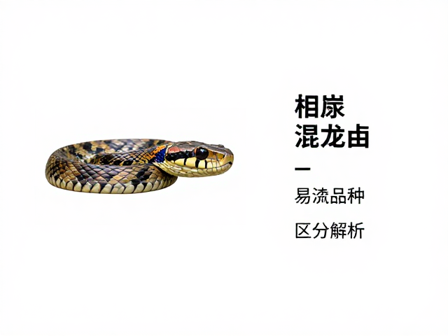头部鳞片色彩鲜艳的蛇,外形特征与易混淆品种区分指南