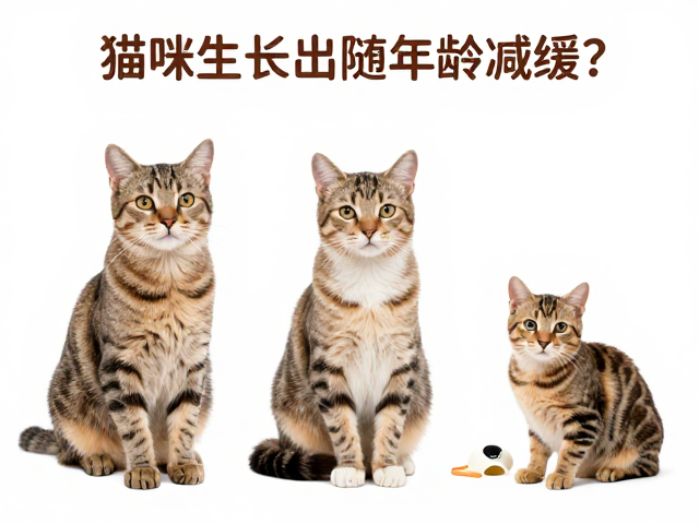 猫咪生长速度随年龄减缓？结合外形特征与健康指标，判断猫咪是否发育正常