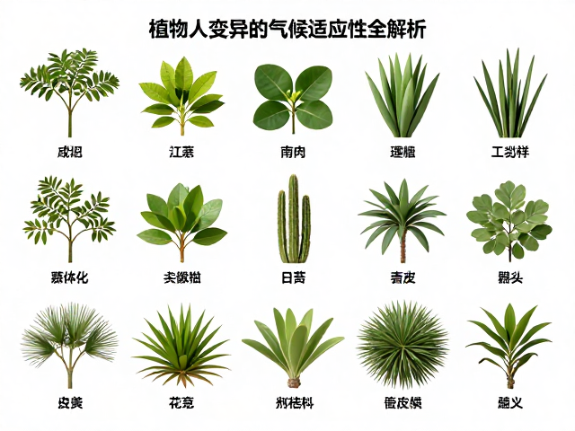 识别人工变异,植物外形特征与气候适应性全解析