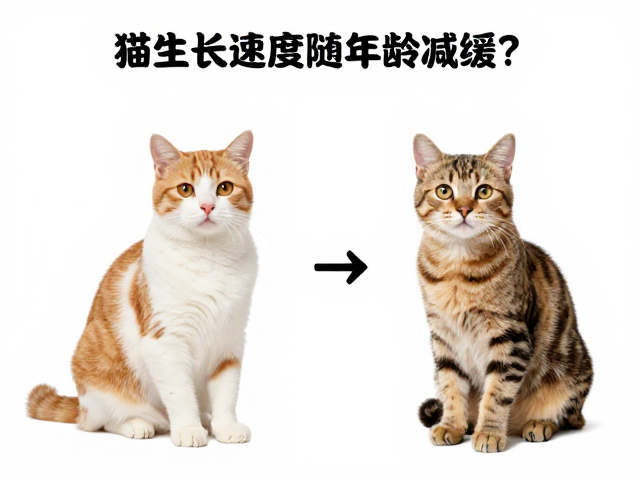 猫咪生长速度随年龄减缓？结合外形特征与健康指标，判断猫咪是否发育正常