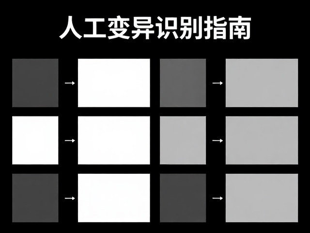 深浅相间外形特征解析,人工变异识别指南