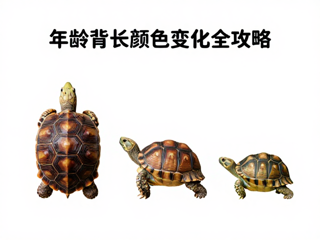龟背甲覆瓦状排列特征解析，年龄增长与颜色变化全攻略