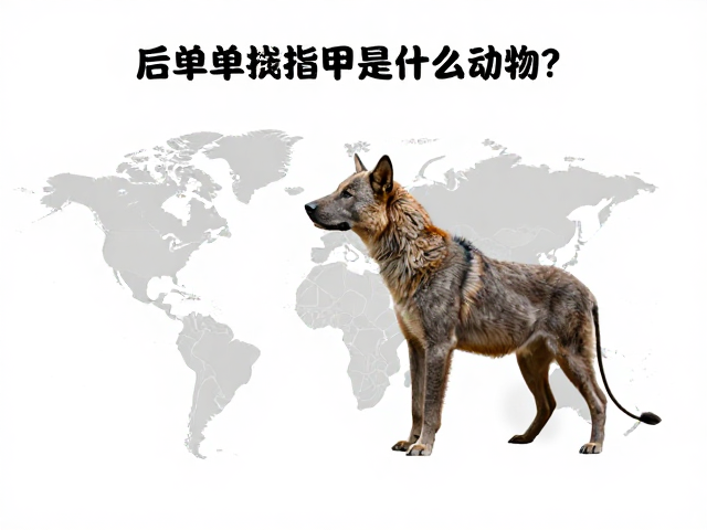 后肢单枚指甲是什么动物？外形特征与地理分布全解析