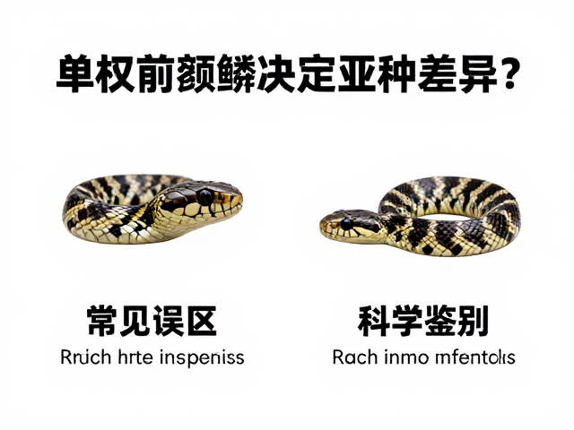 单枚前额鳞决定亚种差异?解析蛇类外形特征鉴别要点