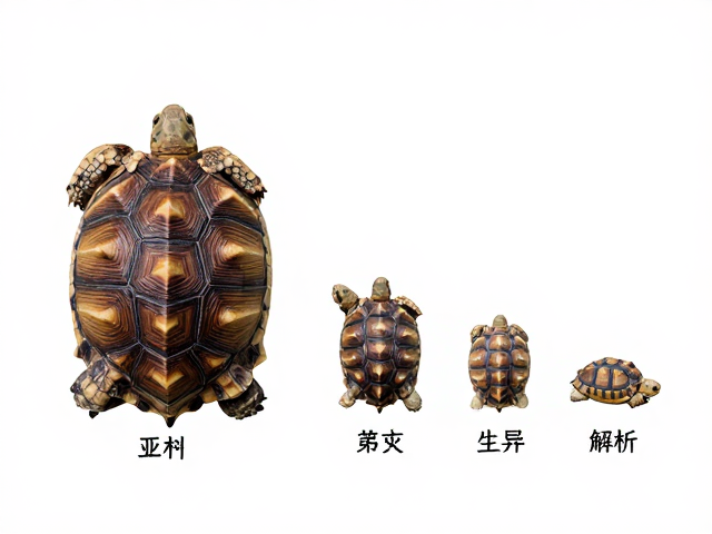 龟背甲覆瓦状排列详解,亚种差异与外形特征全解析