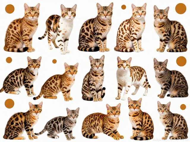琥珀色斑点分布,揭秘猫咪外形特征与毛色之美