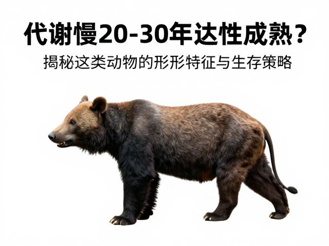 代谢慢20-30年达性成熟?揭秘这类动物的外形特征与生存策略
