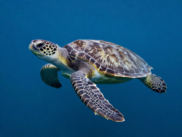 中型海龟外形特征与嗅觉感知，揭秘海洋生物的感官世界