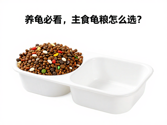 养龟必看,主食龟粮怎么选?独立饮水盆与防变质技巧全解析