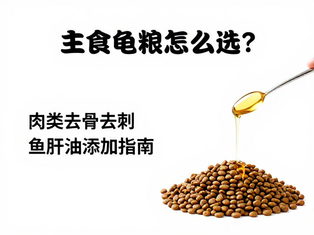 主食龟粮怎么选？肉类去骨去刺与鱼肝油添加指南