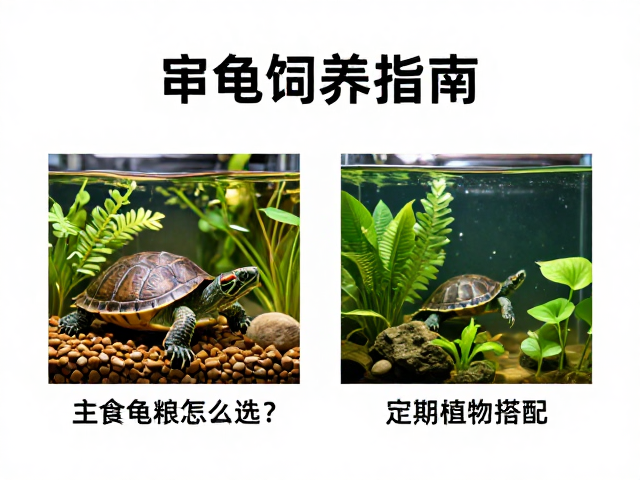 乌龟饲养指南，主食龟粮怎么选？水生植物搭配与定期换水技巧