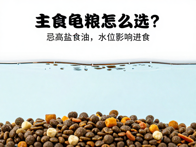 主食龟粮怎么选？忌高盐高油，水位影响进食