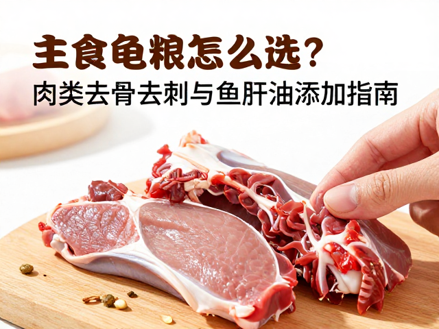 主食龟粮怎么选?肉类去骨去刺与鱼肝油添加指南