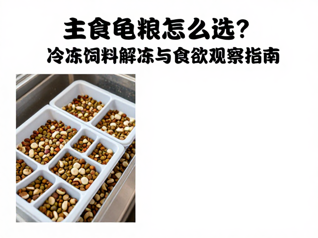 主食龟粮怎么选？冷冻饲料解冻与食欲观察指南