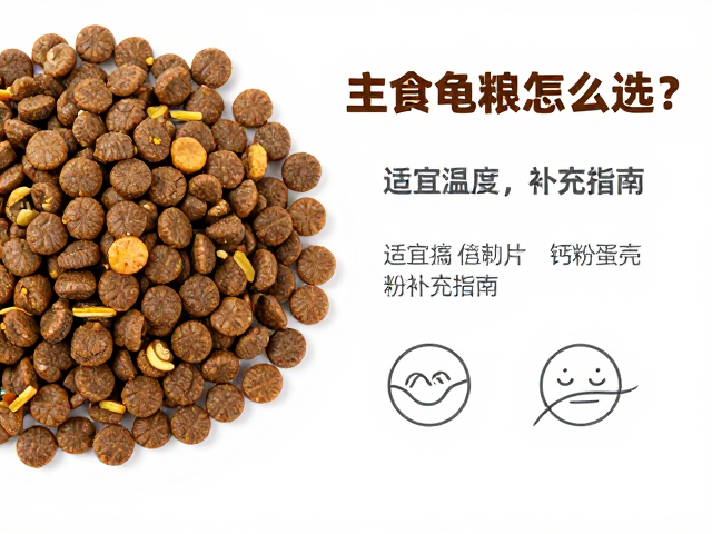主食龟粮怎么选?适宜温度与钙粉蛋壳粉补充指南