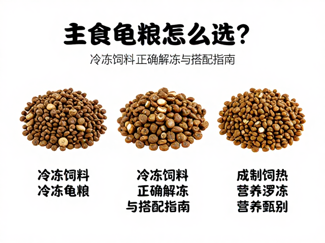 主食龟粮怎么选?冷冻饲料正确解冻与搭配指南
