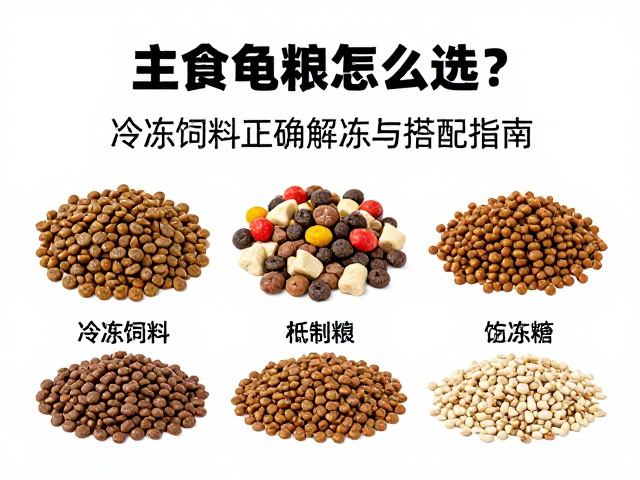 主食龟粮怎么选?冷冻饲料正确解冻与搭配指南