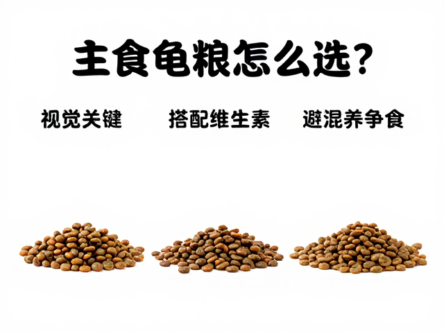 主食龟粮怎么选?搭配复合维生素,避免混养争食