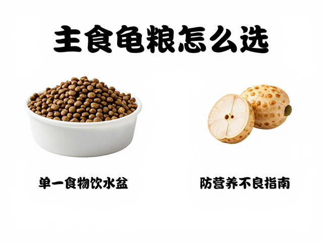 主食龟粮怎么选?独立饮水盆,单一食物危害大,防营养不良指南