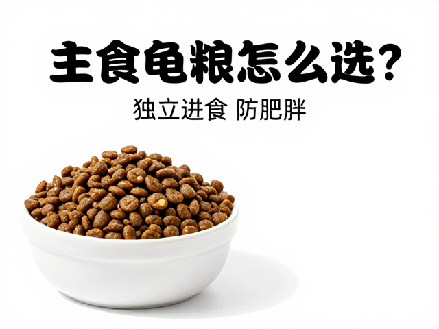 主食龟粮怎么选？独立进食防肥胖，告别过度喂食误区