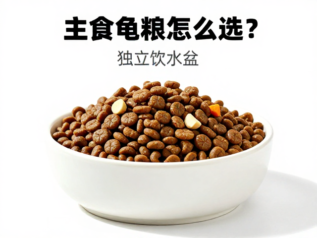 主食龟粮怎么选?独立饮水盆,单一食物危害大,防营养不良指南