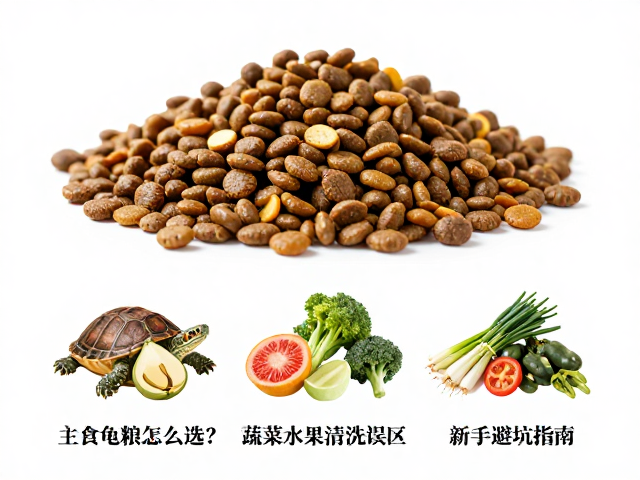 主食龟粮怎么选?蔬菜水果清洗误区,新手避坑指南