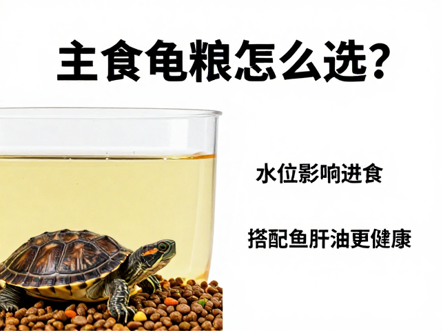 主食龟粮怎么选?水位影响进食,搭配鱼肝油更健康