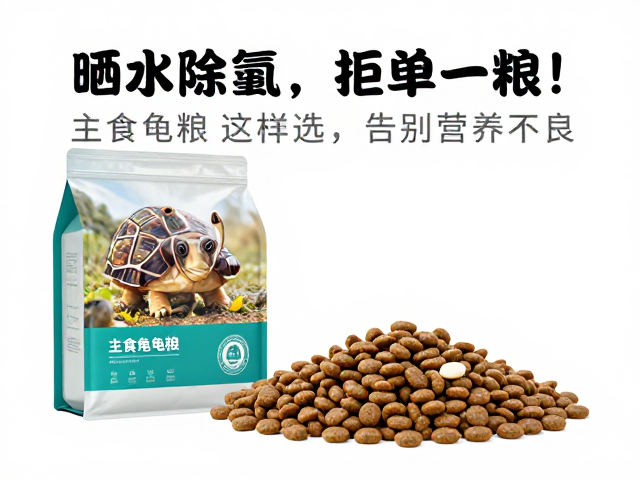 晒水除氯,拒单一粮!主食龟粮这样选,告别营养不良