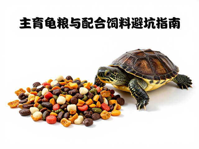 幼龟开口食怎么选?主食龟粮与配合饲料避坑指南
