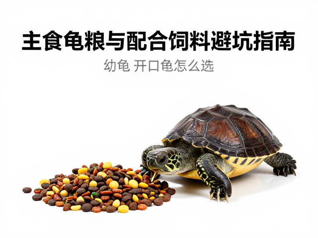 幼龟开口食怎么选?主食龟粮与配合饲料避坑指南