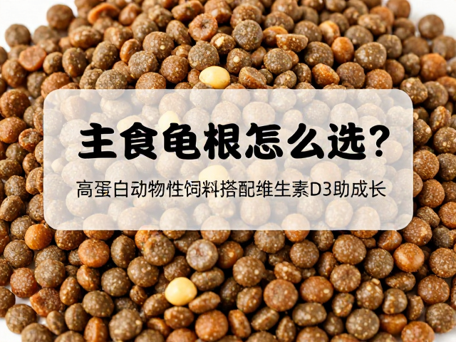 主食龟粮怎么选?高蛋白动物性饲料搭配维生素D3助成长