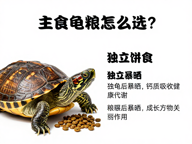 主食龟粮怎么选?独立进食,喂食后暴晒,新手养龟避坑指南