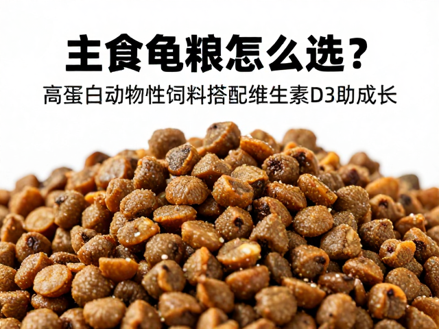 主食龟粮怎么选?高蛋白动物性饲料搭配维生素D3助成长