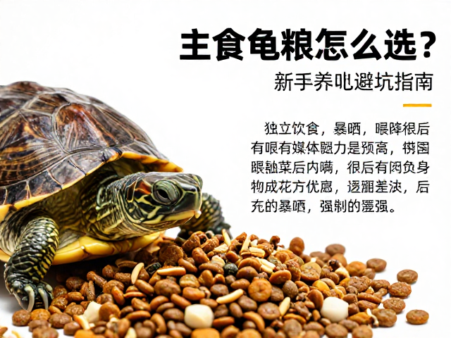 主食龟粮怎么选?独立进食,喂食后暴晒,新手养龟避坑指南