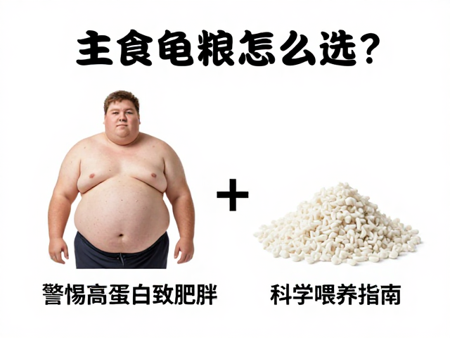 主食龟粮怎么选？警惕高蛋白致肥胖，科学喂养指南